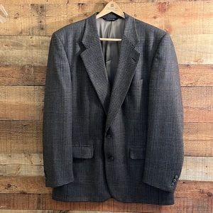EUC Burberrys’ 100% Pure Wool Men’s Blazer Sports Coat Grey XL